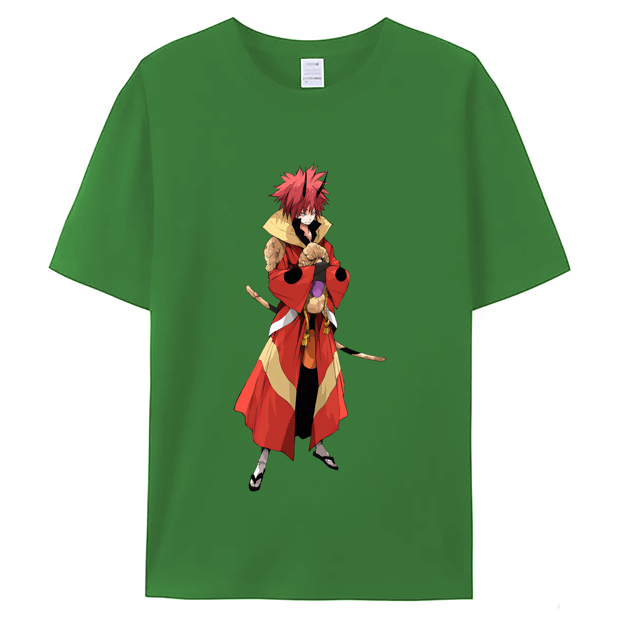 （画像用） 転スラ Regarding Reincarnated to Slime レディースカジュアルプリントTシャツ（綿100％）